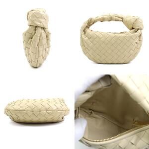 Bottega Veneta Beige Handbag Gold Jodie Tan Leather
